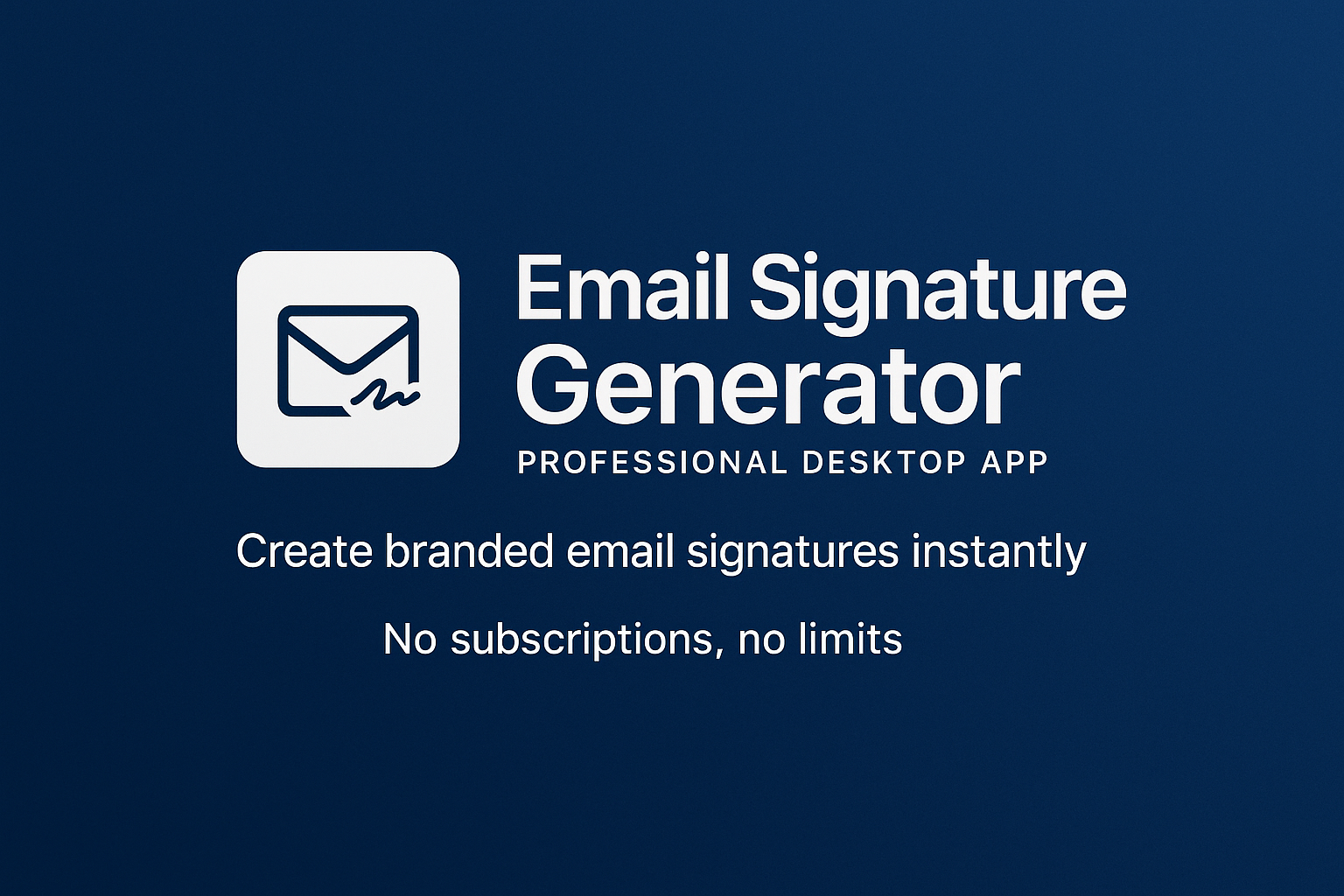 Email Signature Generator